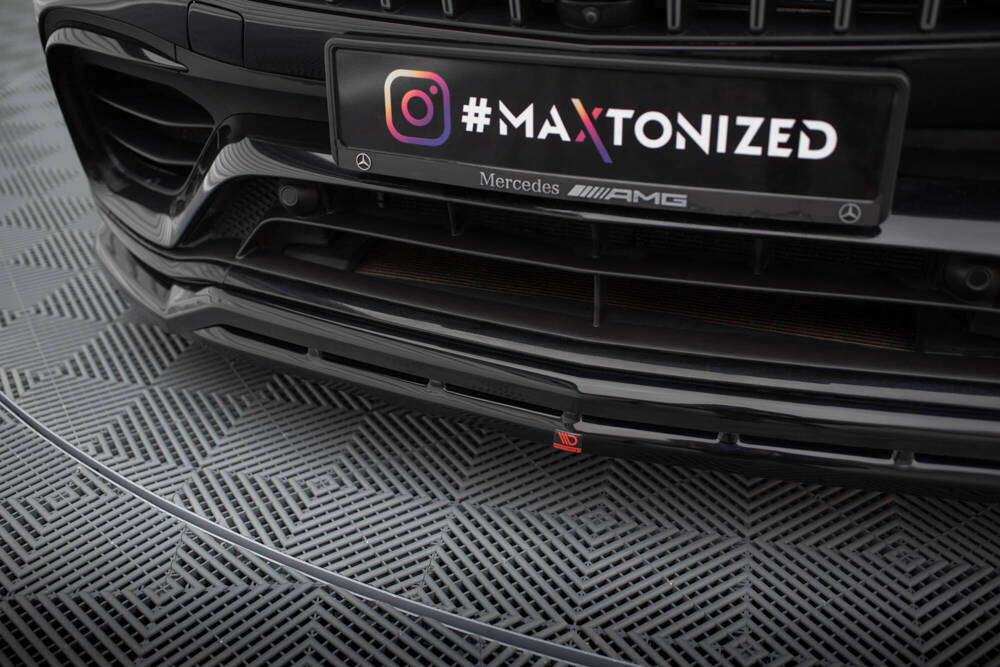 Voorspoiler passend voor Mercedes AMG GLC 63 Maxton Glans Zwart