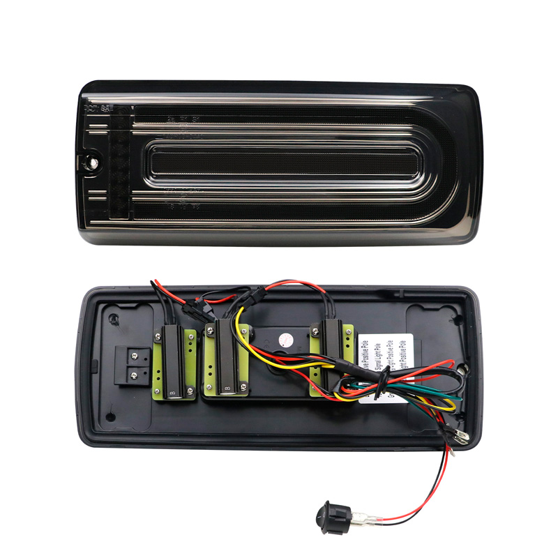 Set LED Tail Lights  Mercedes G-Class W463 G500/G550/G55/G63 AMG 1999-2018 - Smoke - incl. Dynamic Running Light