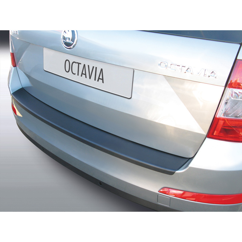 ABS Rear bumper protector  Skoda Octavia III Kombi 2013-2017 (excl. VRS) Black
