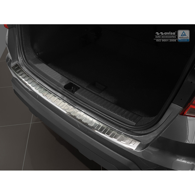 Stainless Steel Rear bumper protector  Seat Arona 2017-2021 & Facelift 2021- 'Ribs'