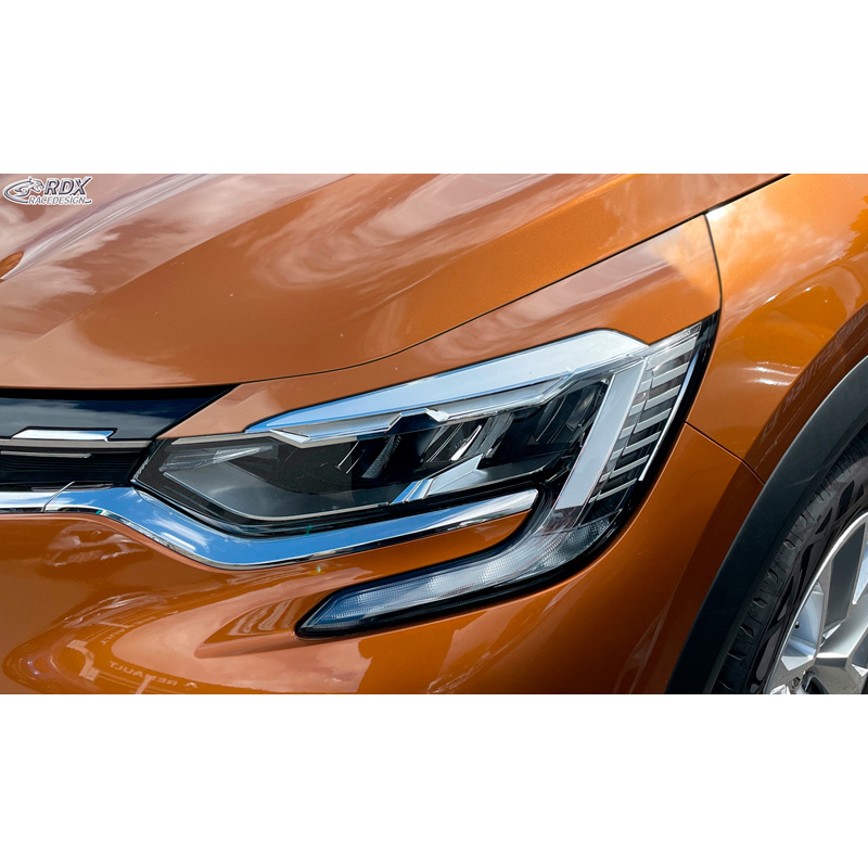 Head light spoilers  Renault Captur II 2020- (ABS)