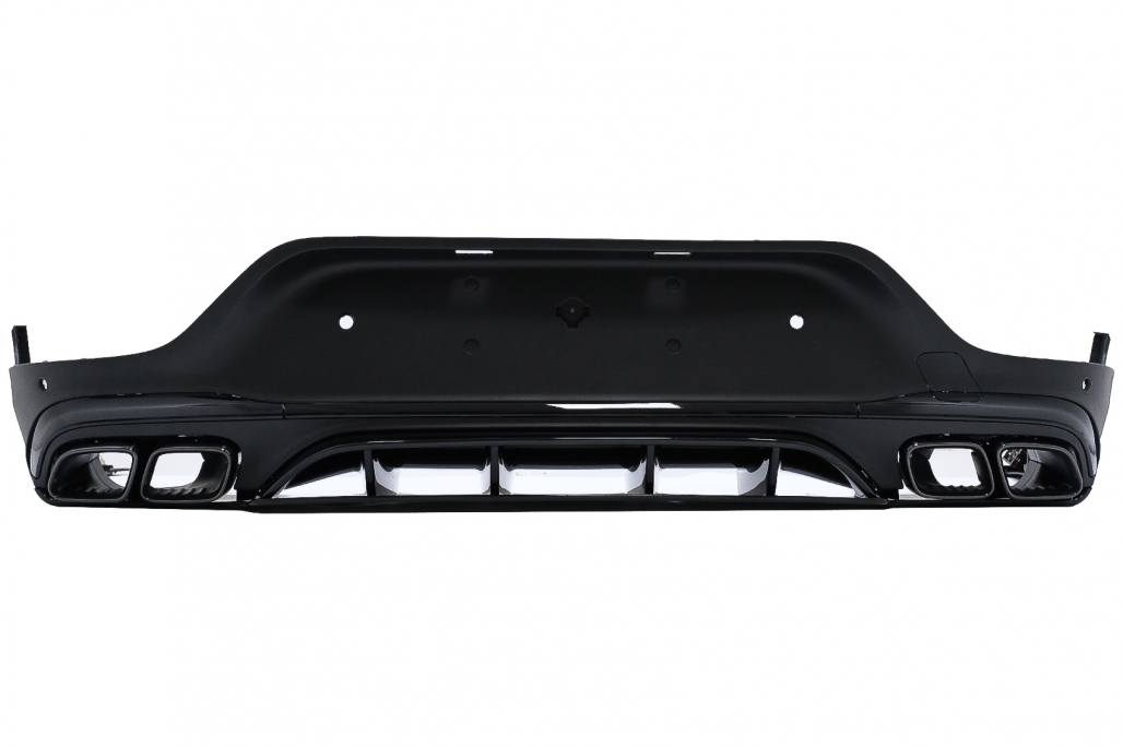 Diffuser passend voor Mercedes GLC C253 (2020-..) Coupe Facelift GLC63 incl. Uitlaat Stukken