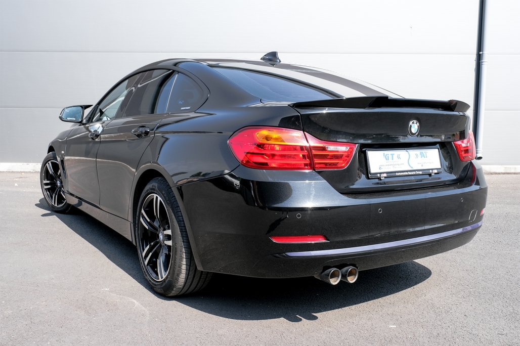 Spoiler passend voor BMW 4-Serie F36 GranCoupe M4 CSL design Glans Zwart