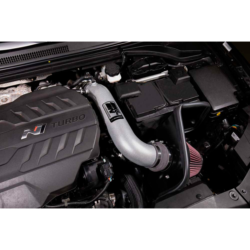 K&N Typhoon Kit  Hyundai Veloster N & i30 N 2.0 L4 2017-2024 - Silver (69-5324TS)