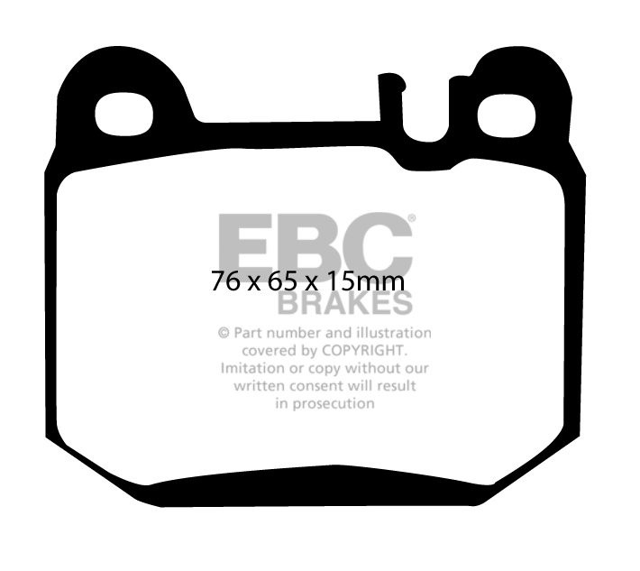 EBC Brakes MERCEDES M-Class (W163) ML500 (5.0) 2001-2005 Remblok