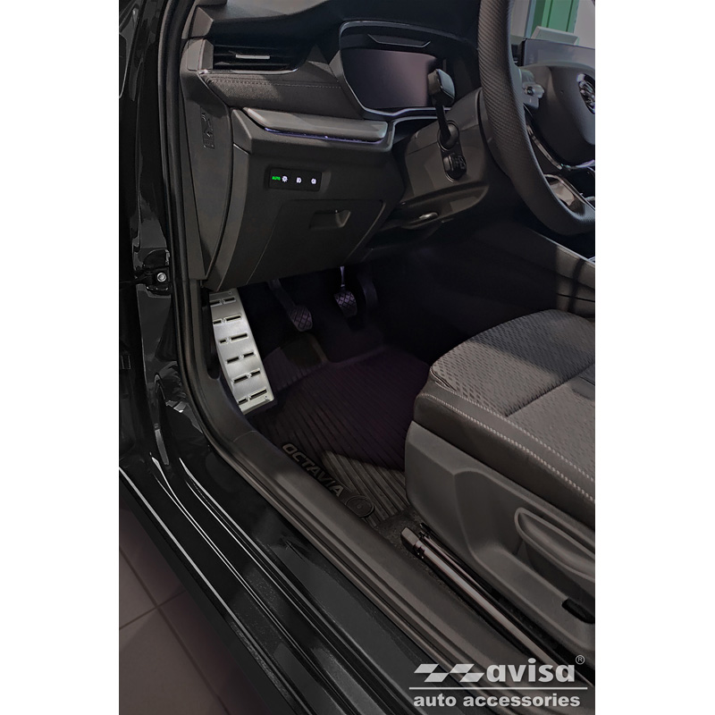 Steel Foot rest  Skoda Octavia (NX_) (Liftback & Combi) 2020-2024 & FL 2024-