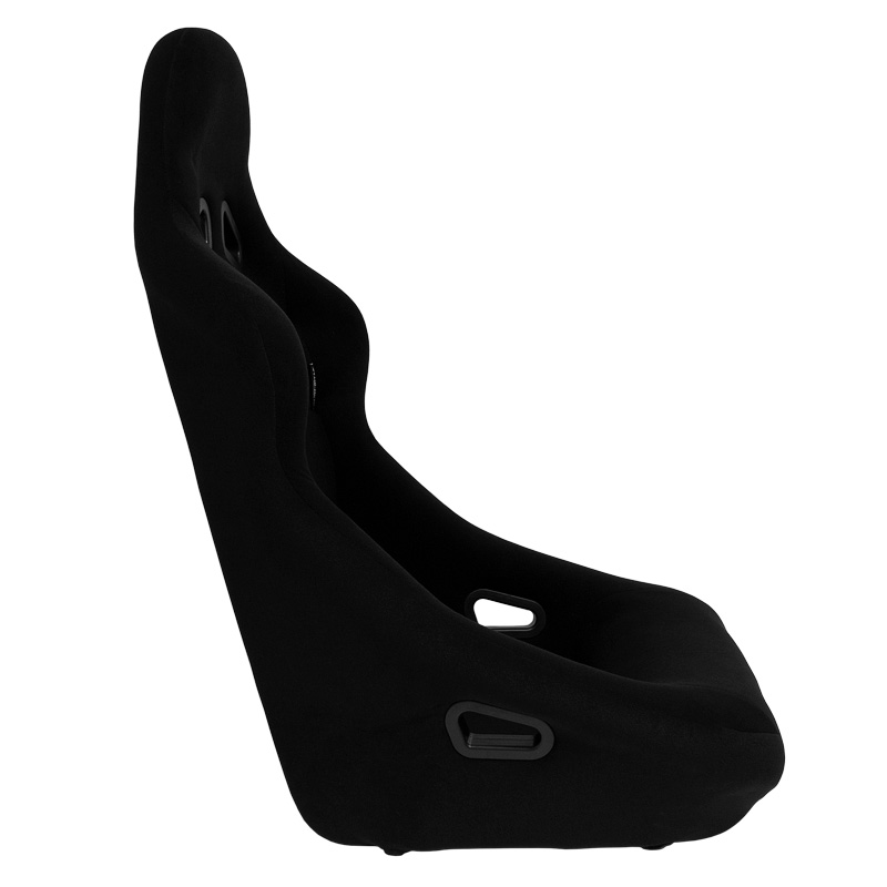 Sport seat 'Zandvoort' - Black - Non-reclinable back-rest - incl. slides