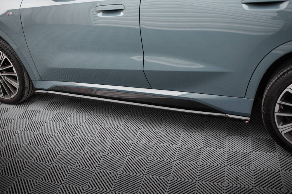 Zijskirts passend voor BMW X1 M Pakket U11 Maxton Glans Zwart