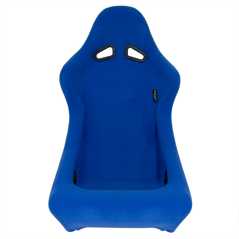 Sport seat 'Zandvoort' - Blue - Non-reclinable back-rest - incl. slides