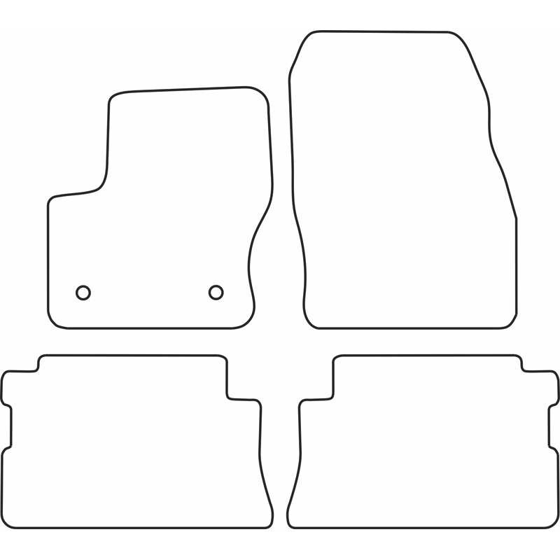 Set car mats  Ford Kuga 2012-