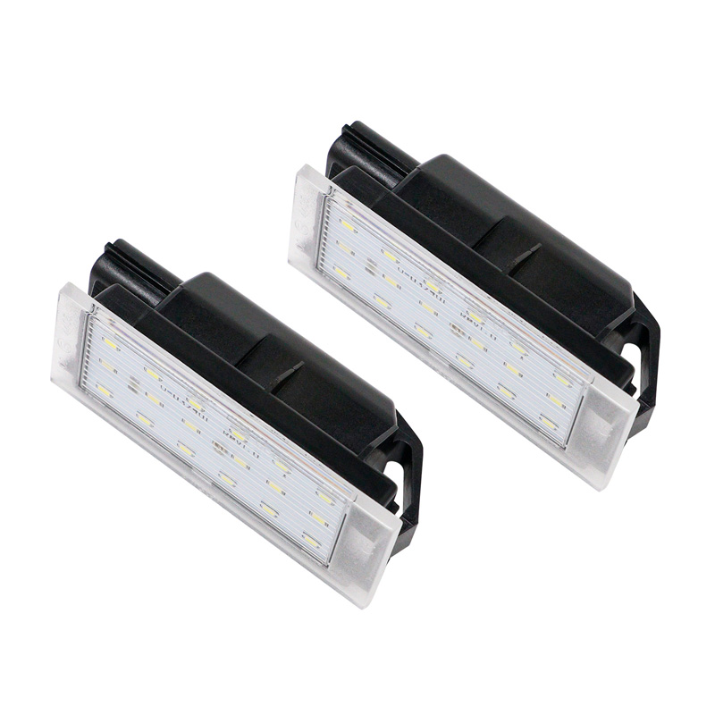 Set LED License Plate Lights  Smart ForTwo (453) 2014-
