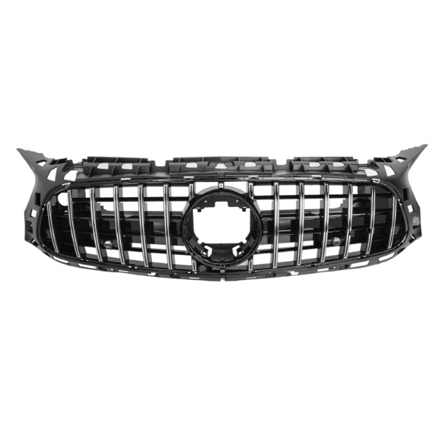 Grill passend voor Mercedes Benz AMG GT C190 R190 2 Deurs 2017-.. Chroom/Zwart Facelift