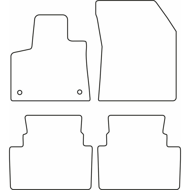 Set car mats  Citroën C5 Aircross 2019-