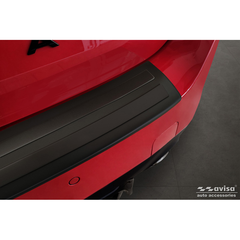 Matte black Stainless Steel Rear bumper protector  Mini Countryman F60 FL 2020-2023