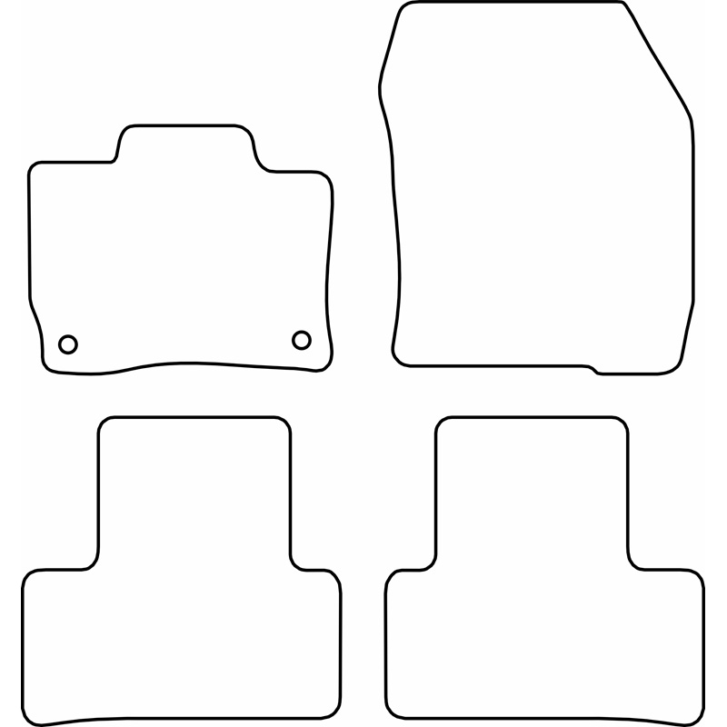 Set car mats  Opel Astra-e (L) HB 2023-
