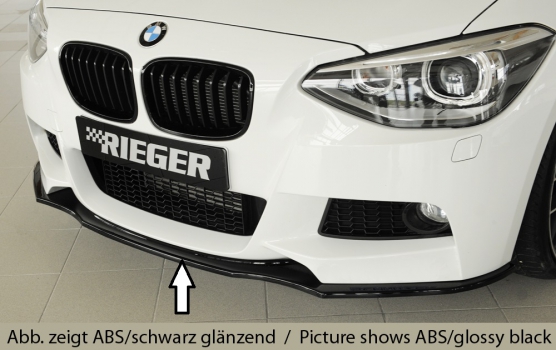 Voorspoiler passend voor BMW 1Serie F20/F21 2012-2015 Ongespoten Rieger