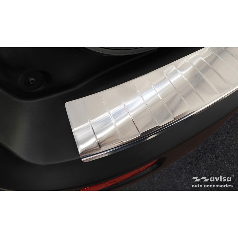 Stainless Steel Rear bumper protector  Ford Tourneo Connect II/Transit Connect II 2014-2017 & FL 2017-2022 'Ribs'