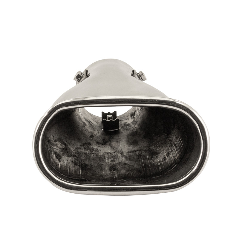 Simoni Racing Exhaust Tip Rectangle Inox - 117x68xL190mm - Installation ->63mm