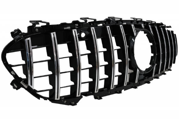 Grill passend voor Mercedes CLS C257 Panamericana GTR Design Zwart/Chroom