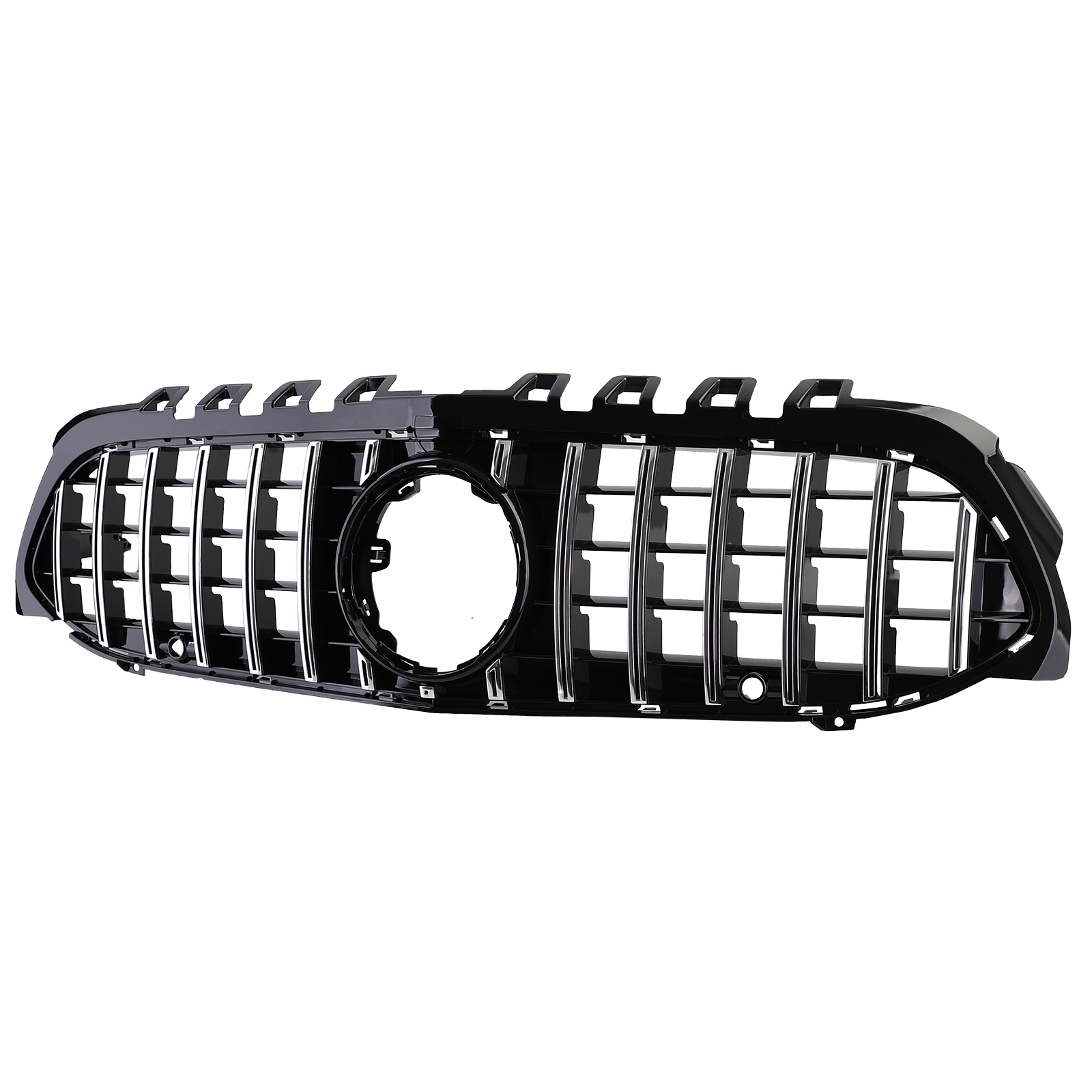 Grill passend voor Mercedes A klasse W177 / V177 GT-Look Zwart/Chroom