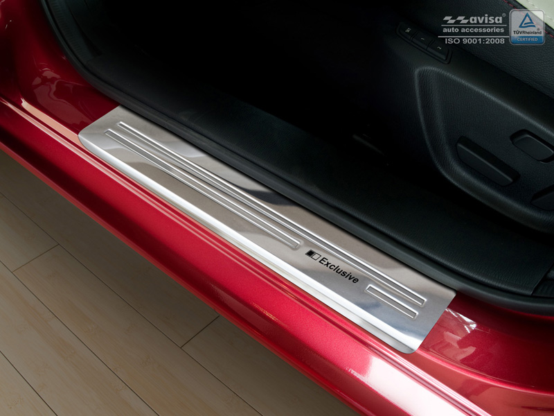 Inox door sill protectors  Mazda 3 2013- & Mazda 6 2013- - 'Exclusive' - 4-pieces