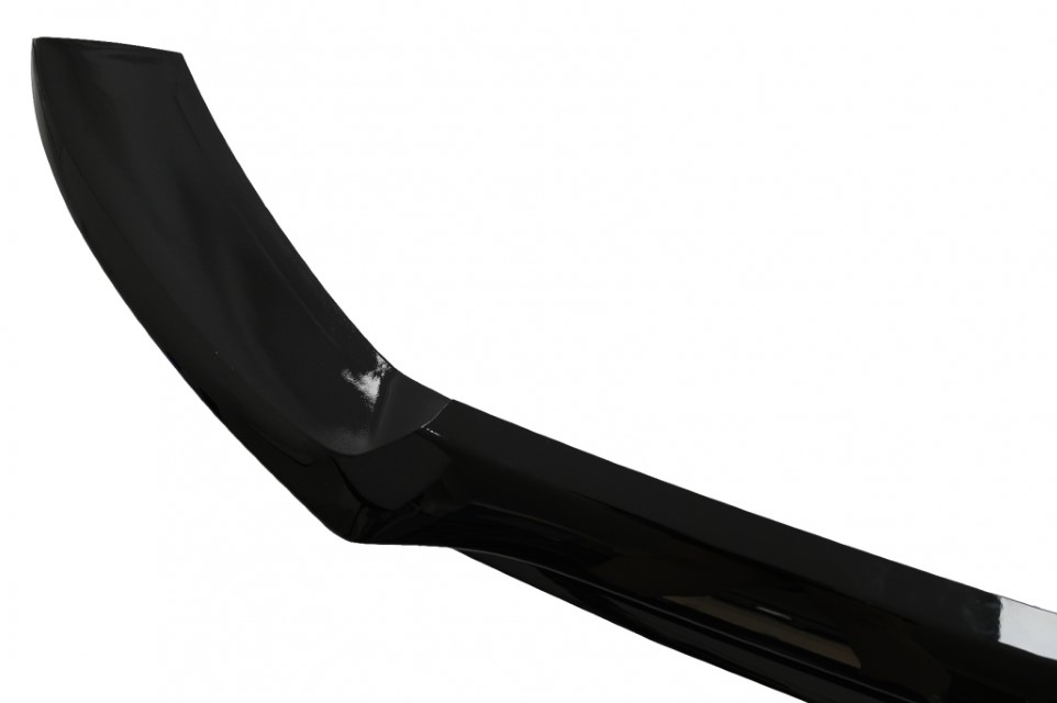 Voorspoiler passend voor Mercedes C-klasse W205 S205 C205 A205 C43 Look Glans Zwart