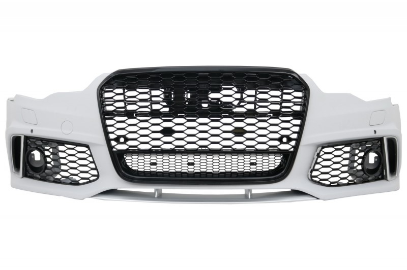 Voorbumper passend voor Audi A6 4G RS6 look Carbon compleet
