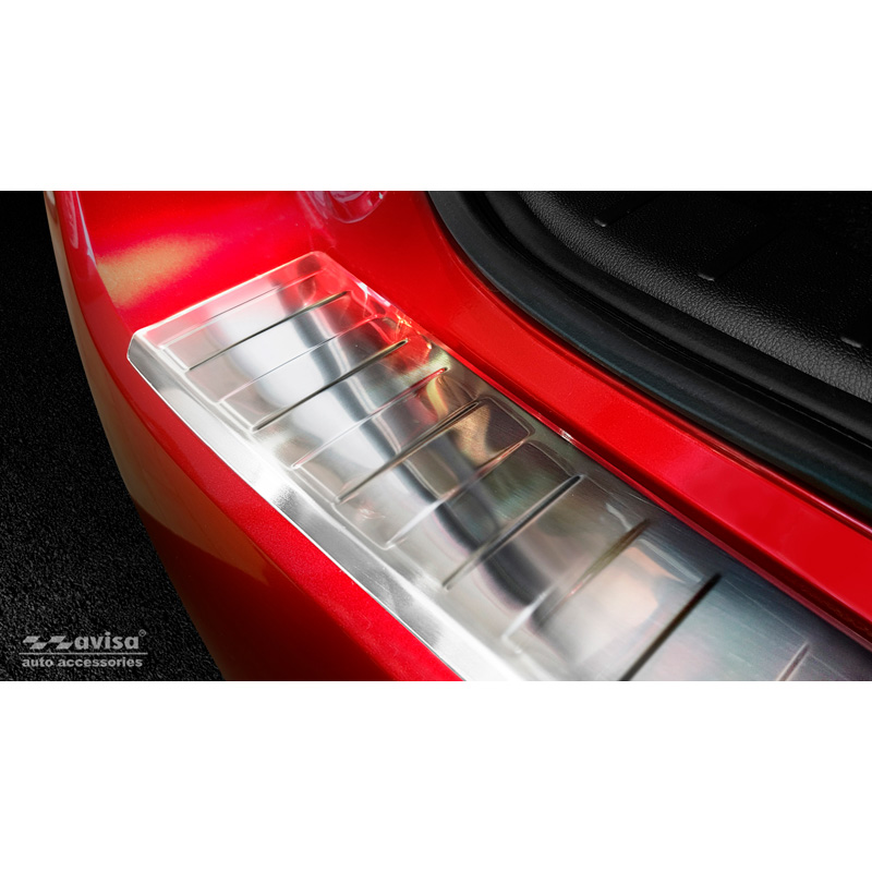 Stainless Steel Rear bumper protector  Mitsubishi ASX Facelift 2019- 'Ribs'