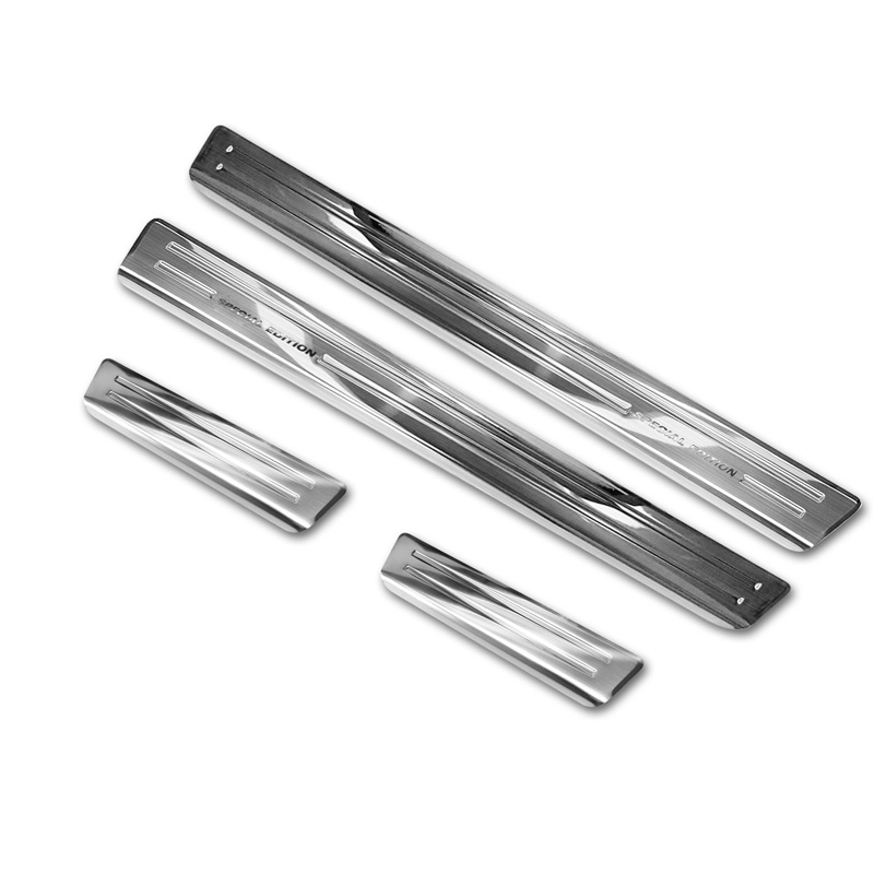Inox door sill protectors  Mitsubishi Eclipse Cross 2018- incl. PHEV 'Special Edition' - 4-pieces