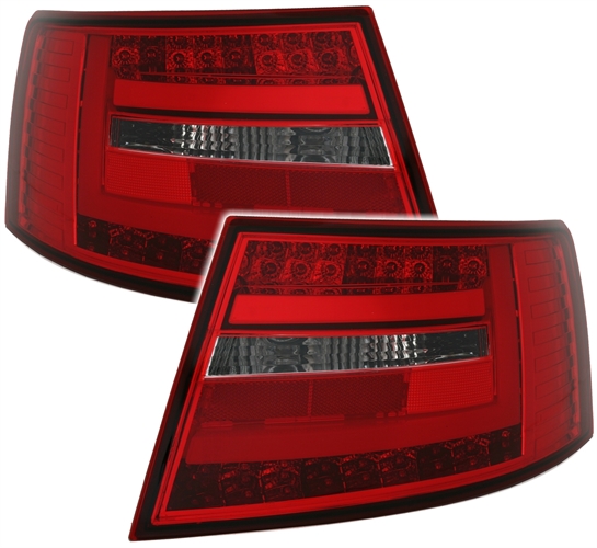 Taillights Audi A6 4F Sedan Tube LED Red