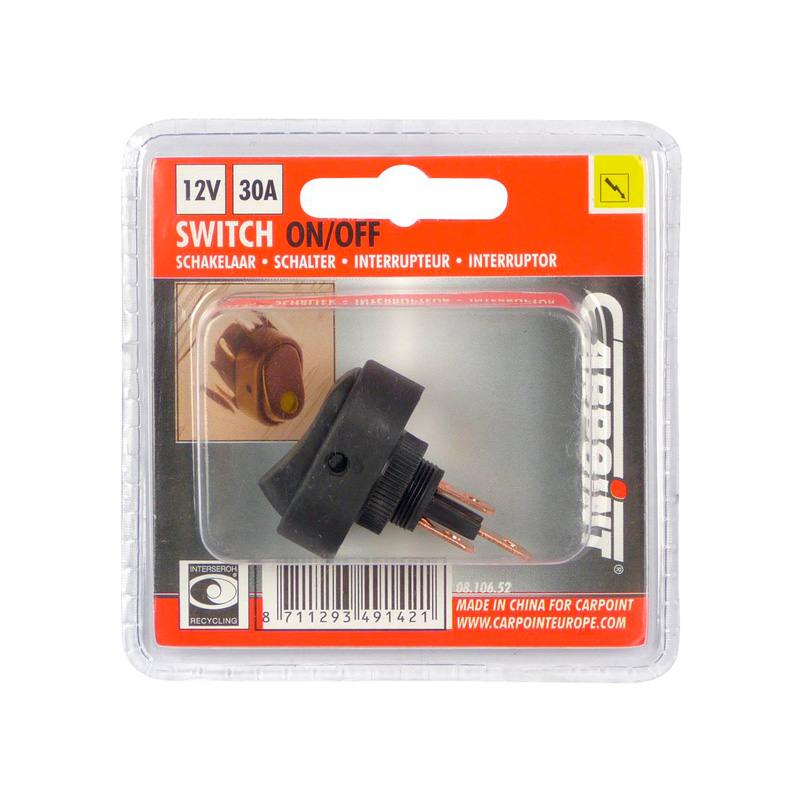Carpoint Switch On/Off - Yellow LED