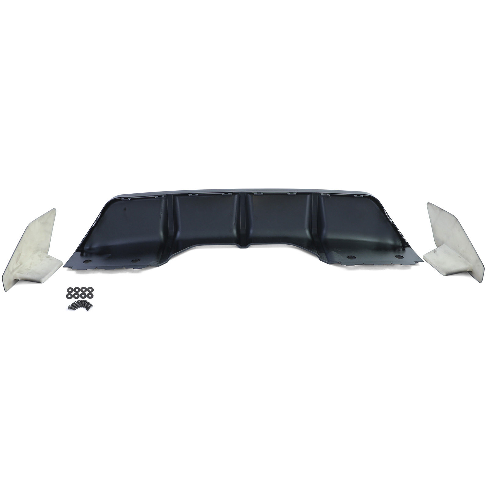 Diffuser passend voor BMW X6 F16 14-19 Performance Look Glans Zwart