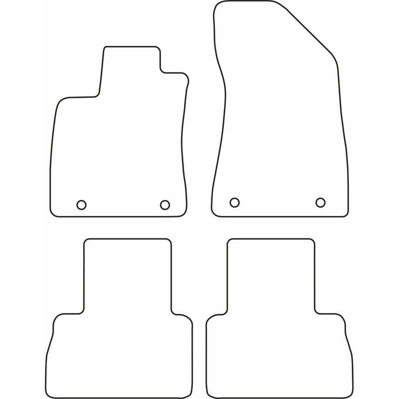 Set velour car mats  MG ZS (EV) 2019-