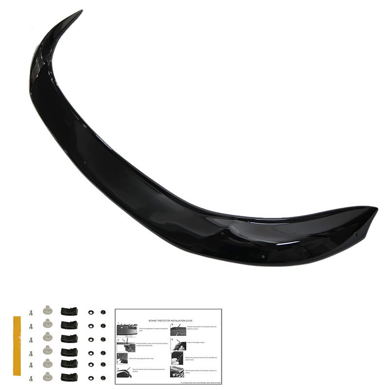 Bonnet Protector  Mitsubishi L200 Triton 6 2019- - Gloss black