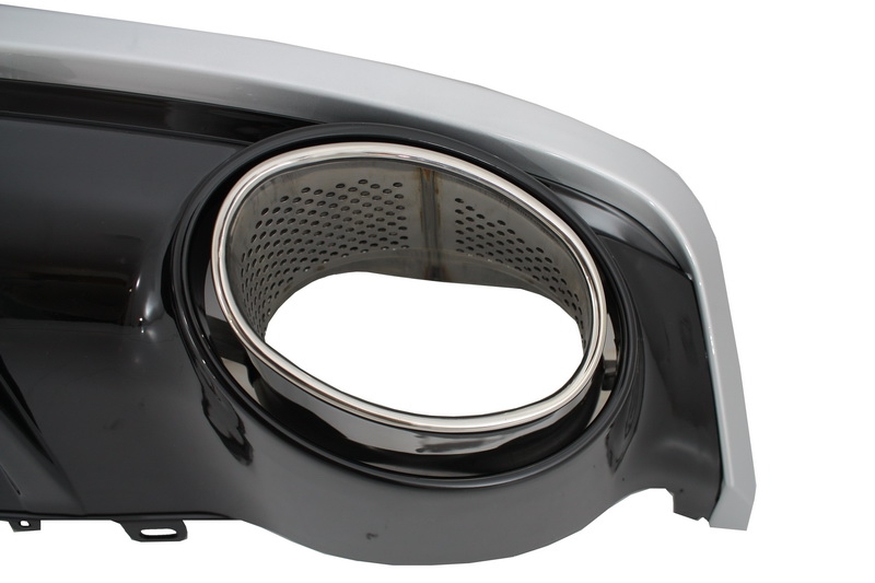 Diffuser passend voor Audi A7 RS7 4G Look 15-19 incl. Sierstukken S-Line