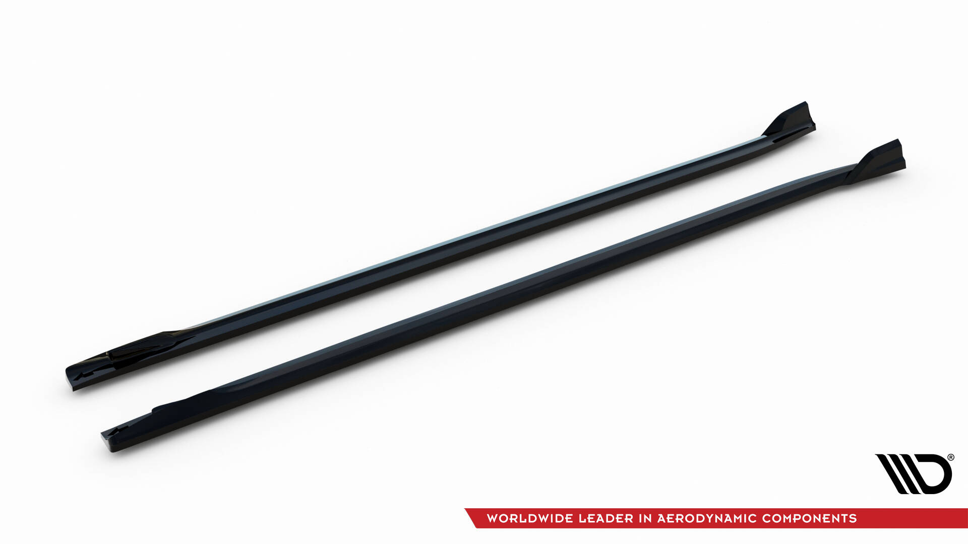 Zijskirts passend voor BMW iX3 M-Pack G08 Facelift Maxton Glanzend zwart