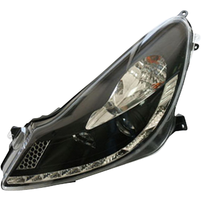 Set Headlights in DRL-Look  Opel Corsa D 2006-2010 - Black