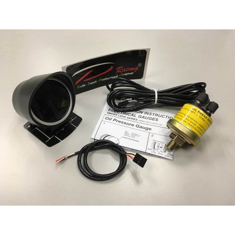 Depo Racing WA-Series Instrument/Gauge - Oil Pressure 0,0>10,0 bar - 52mm