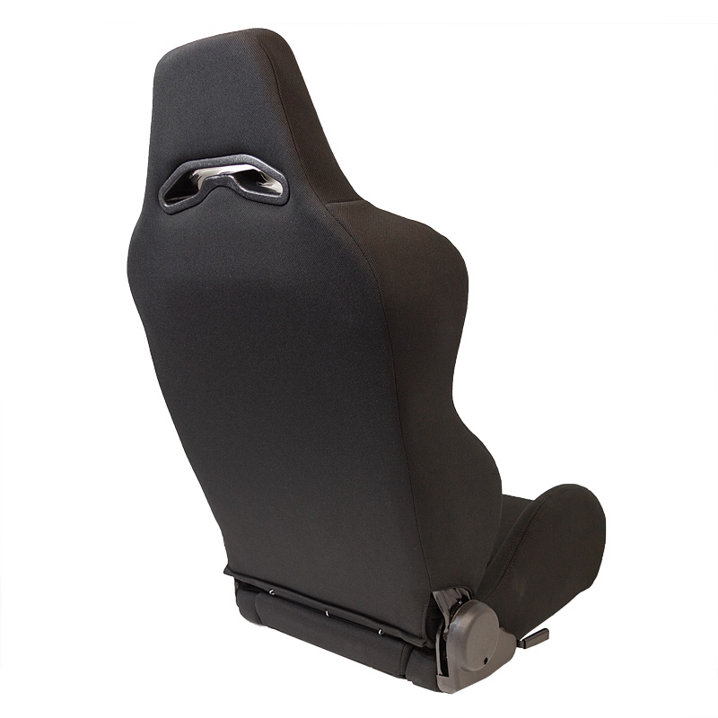 Sport seat 'Eco' - Black - Right-side reclinable back-rest - incl. slides