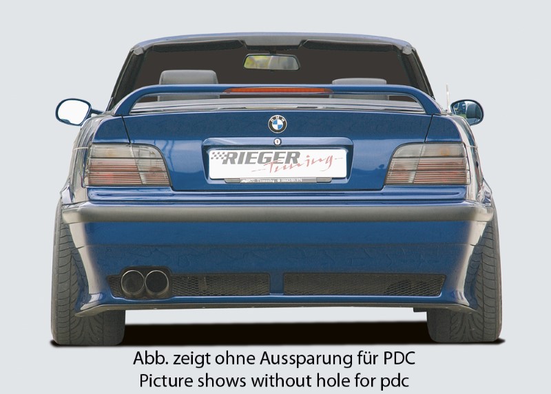 Rearbumper BMW E36 Niet compact Rieger(Met PDC)