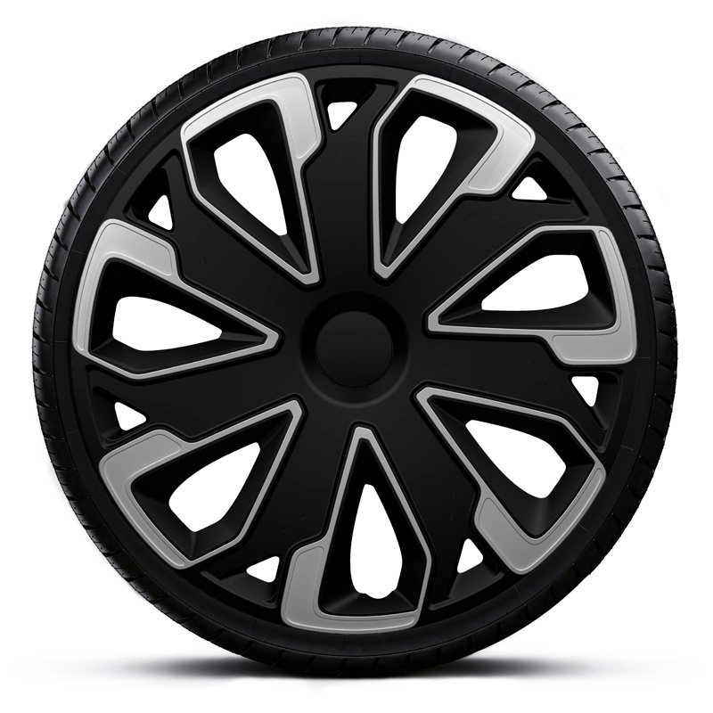 Set wheel covers Ultimo 14-inch silver/black
