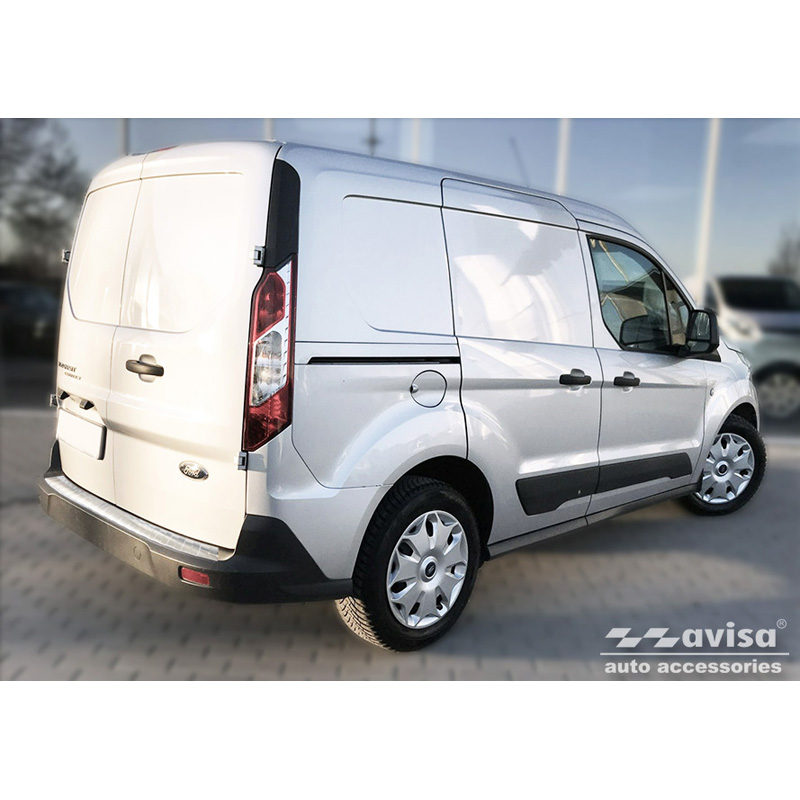 Stainless Steel Rear bumper protector  Ford Tourneo Connect II/Transit Connect II 2014-2017 & FL 2017-2022 'Ribs'