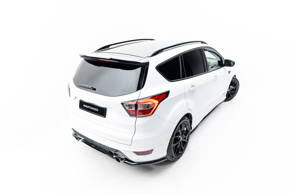 Spoiler Cap passend voor Ford Kuga ST-Line Mk2 Facelift Glans Zwart – Maxton Design
