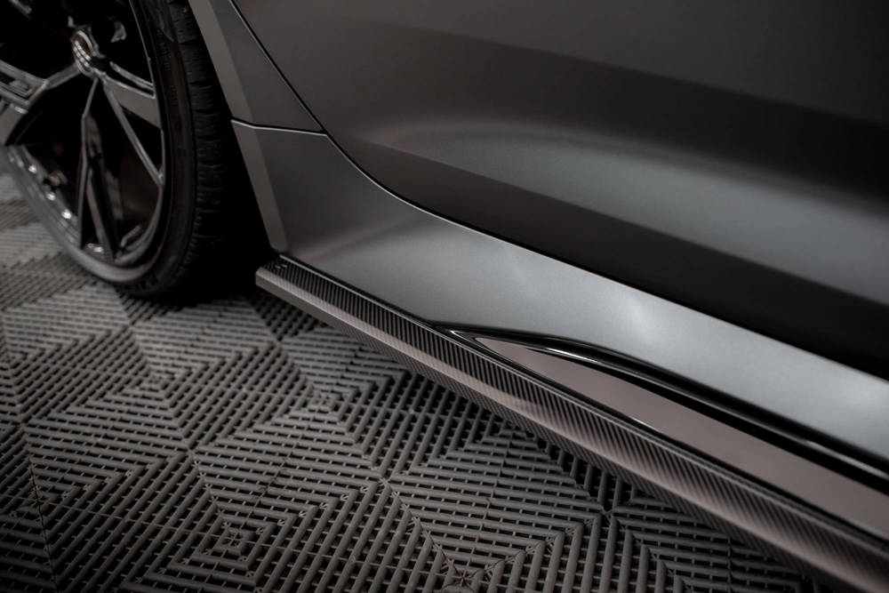Zijskirts passend voor Audi RS6 / RS7 C8 Maxton Carbon