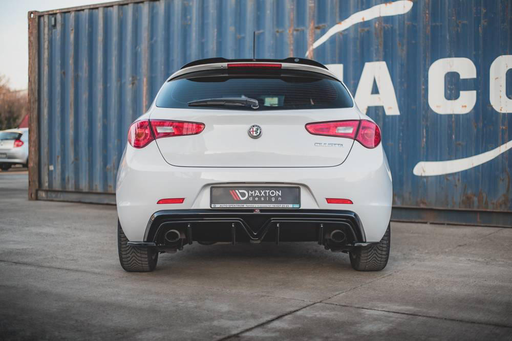 Diffuser Alfa Romeo Giulietta Facelift Glanzend Zwart Duplex