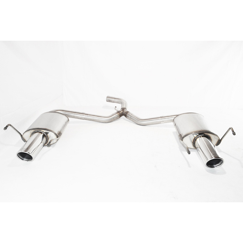 Double stainless steel sport exhaust  Alfa Romeo 159 Sedan/Wagon 1.9JTS 118kW/1.9JTDM 88/110kW/2.0JTDM 125kW 2005-2011 90mm