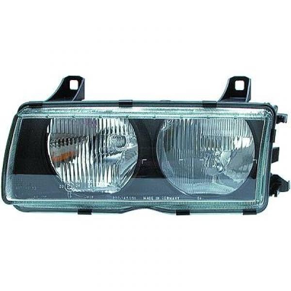 Koplamp GLAS links E36 90-94 H1+H1/ZKW