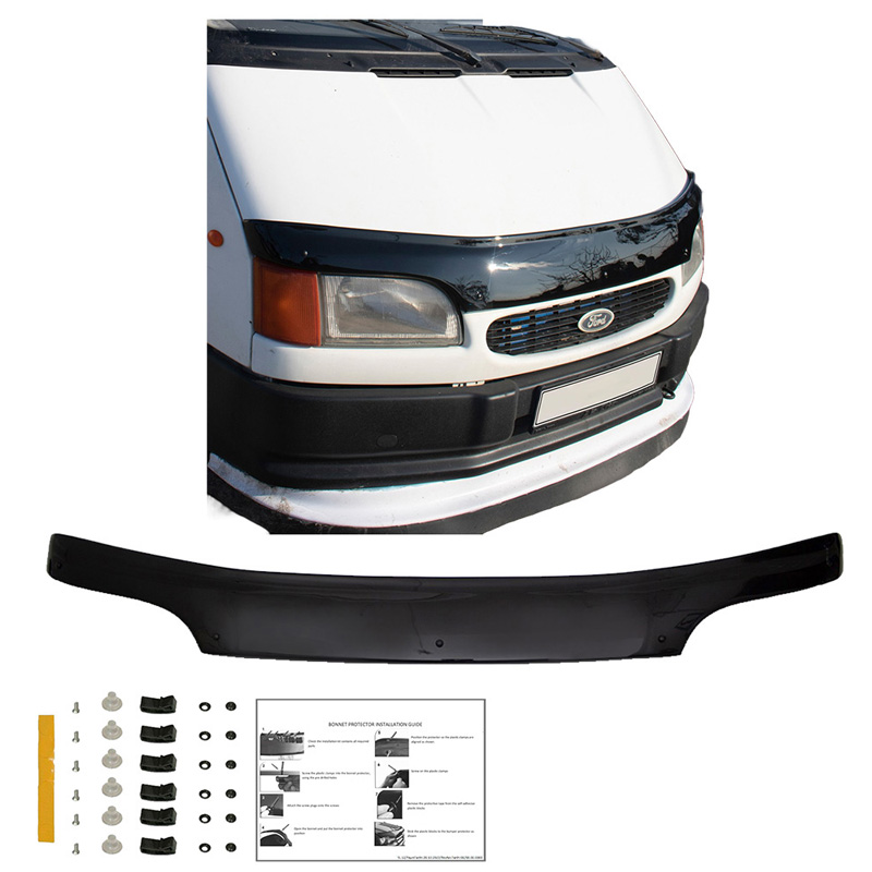 Bonnet Protector  Ford Transit MK5 1993-2002 - Gloss black