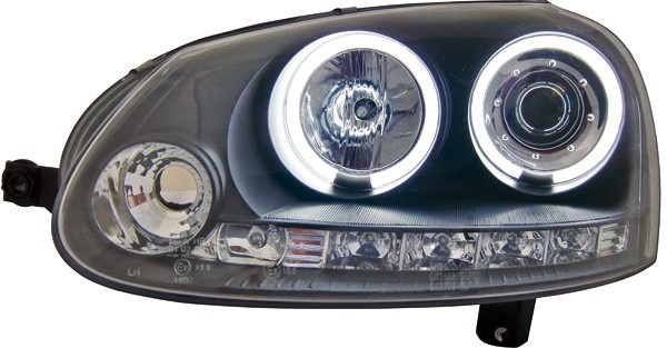 Headlights VW Golf V LED CCFL Angel Eyes