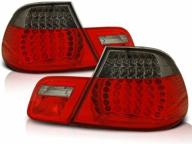 BMW E46 Coupe '99-'03 LED Facelift Taillights Red